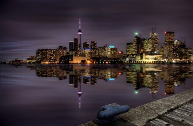 Night Shot Toronto clipart