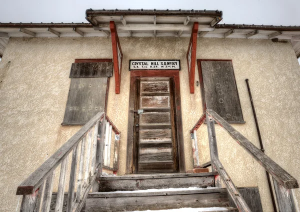 放棄された学校の家 — ストック写真