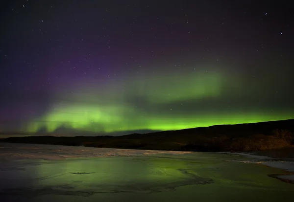 Aurora boreale aurora boreale — Foto Stock