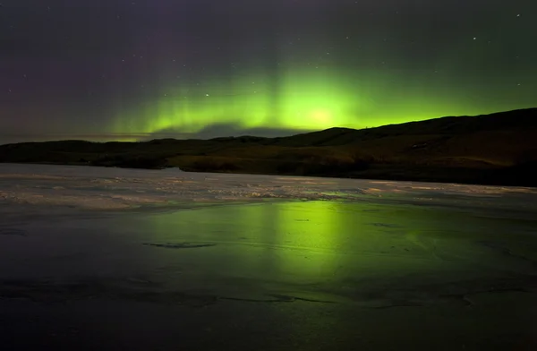 Polarlichter borealis — Stockfoto