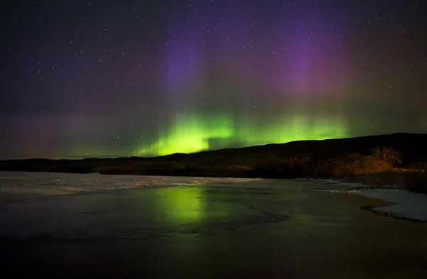 Aurora Borealis norrsken — Stockfoto