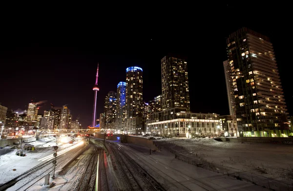 Tournage nocturne Toronto — Photo