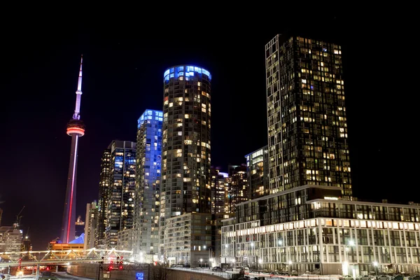 Noche Shot Toronto — Foto de Stock