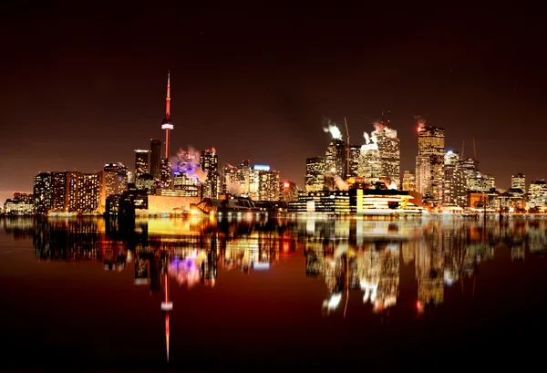 Tournage nocturne Toronto — Photo