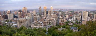 Panoramik fotoğraf Montreal şehir