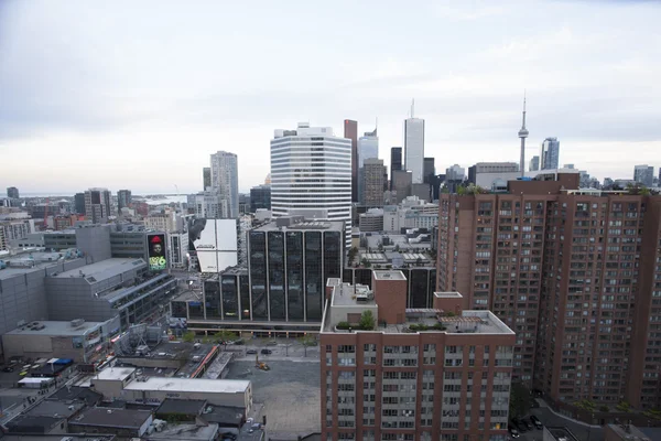 Toronto Skyline van op het dak — Stockfoto