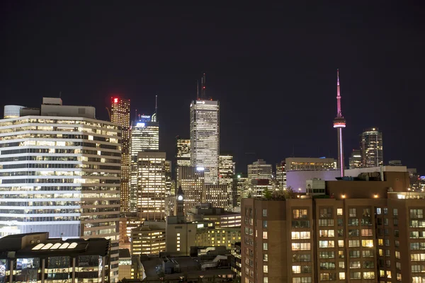 Toronto Skyline van op het dak — Stockfoto