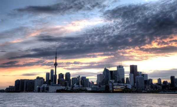 Skyline de Toronto depuis le quai — Photo