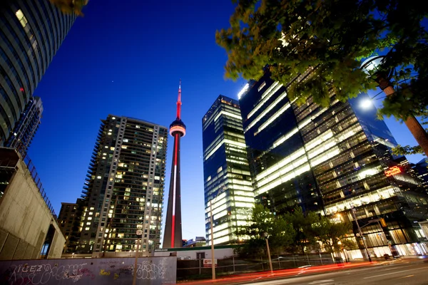 Night Photo Toronto City — Stock Photo, Image