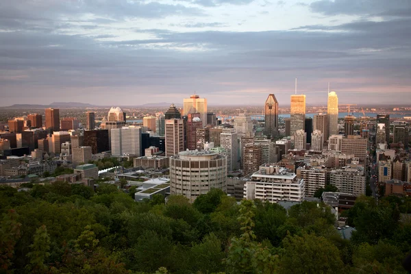 Panoramische Foto montreal Stadt — Stockfoto