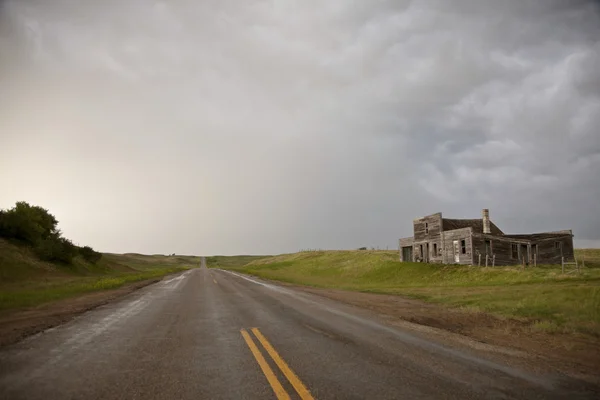 Burzowe chmury saskatchewan — Zdjęcie stockowe