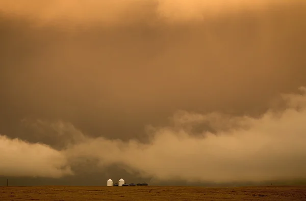 Storm Clouds Prairie Sky — Stock Photo, Image