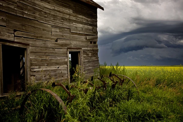 Sturm bewölkt Präriehimmel — Stockfoto