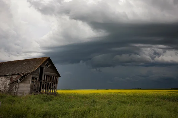 Storm wolken Prairie Sky — Stockfoto