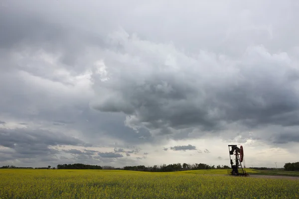 Olja och Gas Pump Jack — Stockfoto