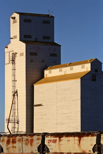 Elevador de grãos Saskatchewan — Fotografia de Stock
