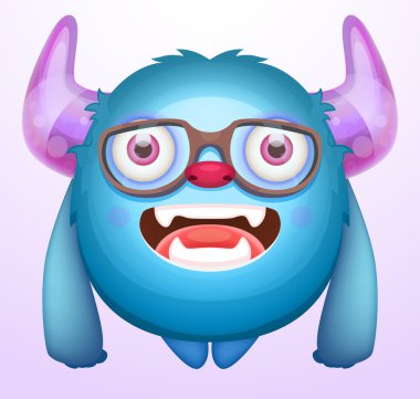 Gözlüklü şirin canavar 