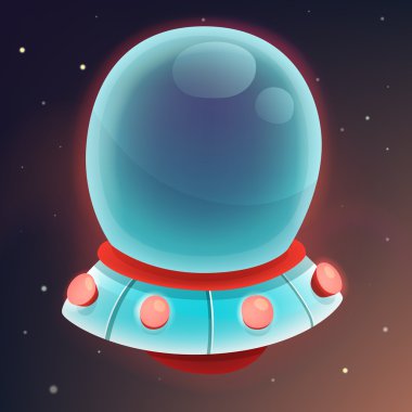 karikatür uçan daire