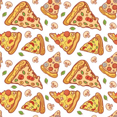 Çizgi film Pizza desen