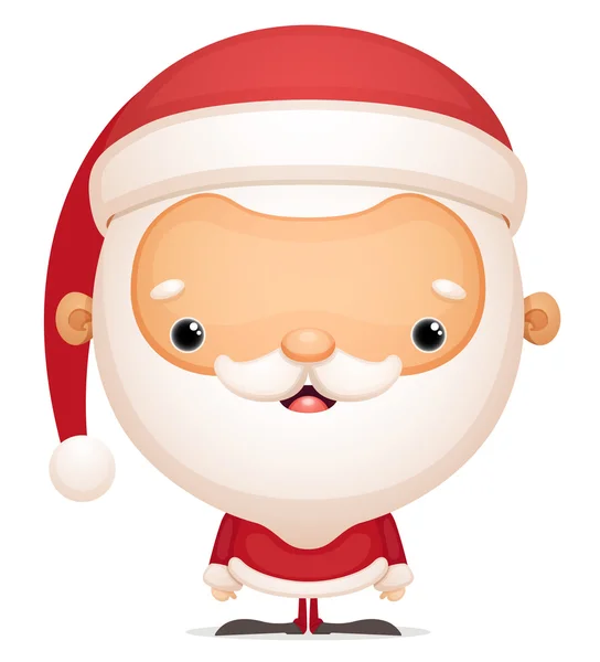 Cute Cartoon Santa — Stockvector