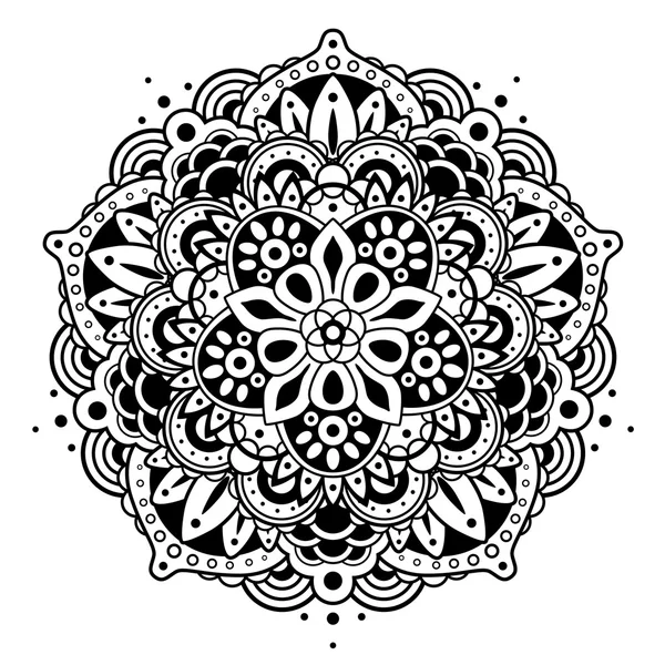 Patrón de mandala abstracto — Archivo Imágenes Vectoriales