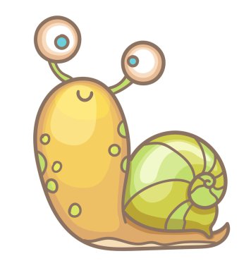 çizgi film sevimli salyangoz 