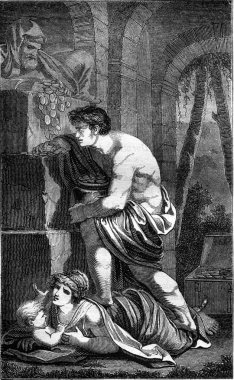 Fool's Gold, vintage gravür.