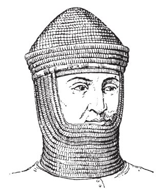 Keten tarağı, vintage oyma.