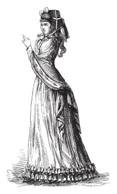 Şapka üst, vintage oyma krank.