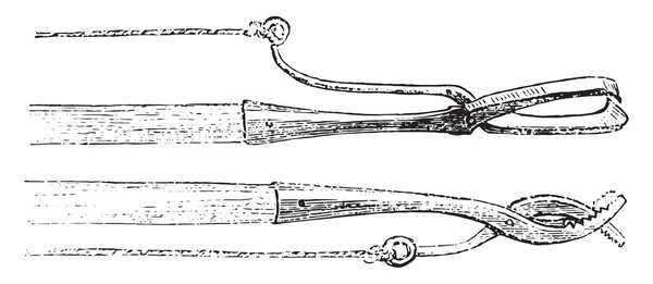 Pinzas para congreso, grabado vintage . — Vector de stock