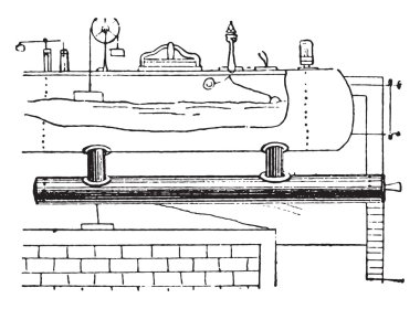Kazan, vintage oyma.