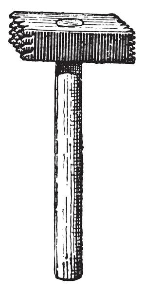 布什锤子，复古雕刻. — 图库矢量图片