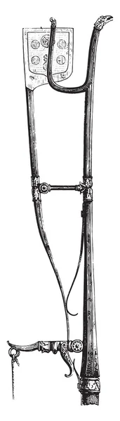 Tijeras de podar del siglo XVI, grabado vintage . — Vector de stock