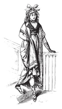 Marvelous 1798 içinde bir vintage oyma.