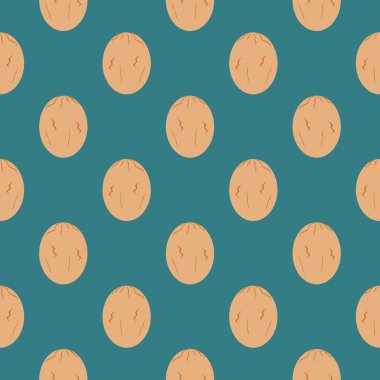 Nane yeşili arka planda tam yumurta, pürüzsüz desen..