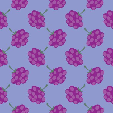 Bebek üzümleri, mor arka planda pürüzsüz desenler..