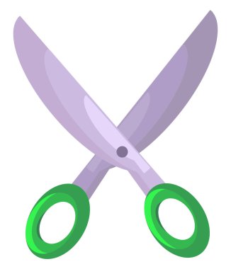 Keskin makas, illüstrasyon, beyaz arkaplan üzerindeki vektör