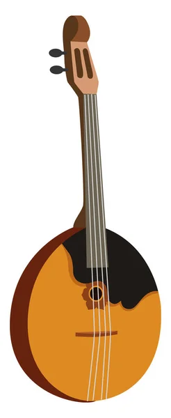 Domra Instrument Illustration Vektor Auf Weißem Hintergrund — Stockvektor