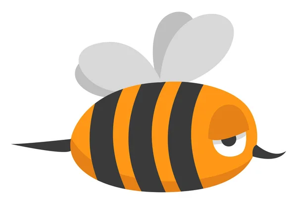 Abeja Juguete Ilustración Vector Sobre Fondo Blanco — Vector de stock