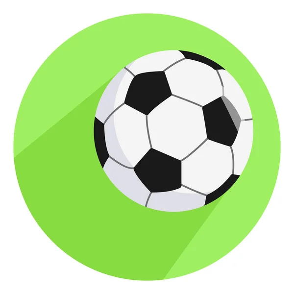 Voetbal Illustratie Vector Witte Achtergrond — Stockvector