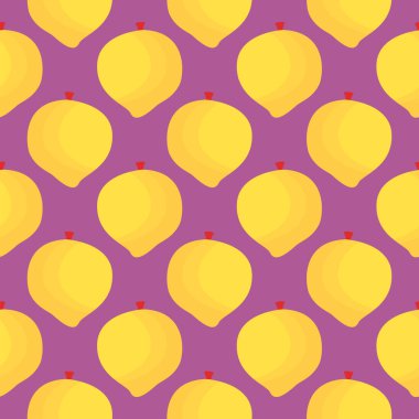 Ekşi limon, pembe arka planda pürüzsüz desen.