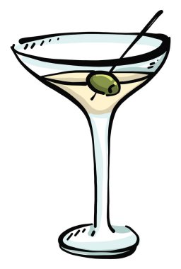 Süslü kuyruk, illüstrasyon, beyaz arkaplanda vektör.