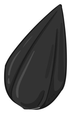 Küçük ayçiçeği tohumu, illüstrasyon, beyaz arkaplanda vektör.