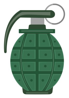 El bombası, illüstrasyon, beyaz arka plandaki vektör..