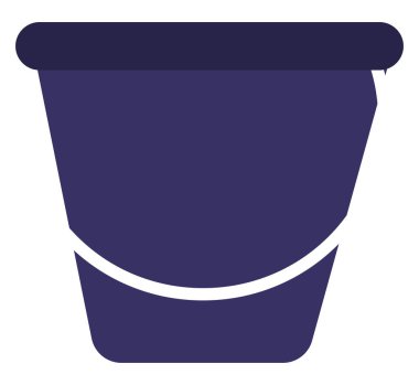 Mor kova, illüstrasyon, beyaz arkaplanda vektör.