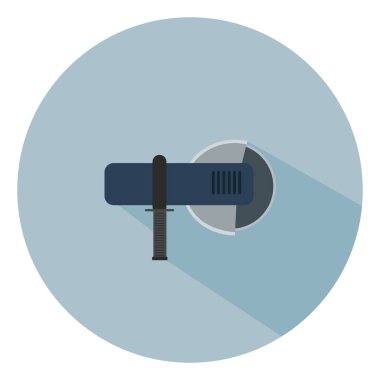 Mavi kesici aracı, illüstrasyon, beyaz arkaplan üzerindeki vektör.