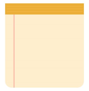 Günlük Defteri, illüstrasyon, beyaz arkaplan üzerindeki vektör.