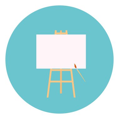 Boş resim bezi, illüstrasyon, beyaz arkaplan üzerindeki vektör.