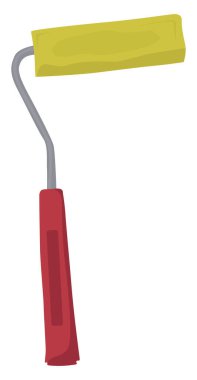 Boya silindiri, illüstrasyon, beyaz arkaplan üzerindeki vektör.