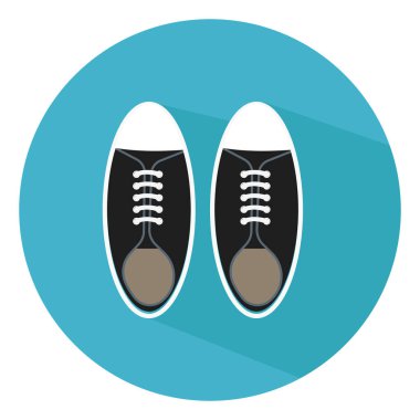 Küçük ayakkabılar, illüstrasyon, beyaz arkaplan üzerindeki vektör.